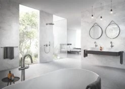 Grohe Atrio - Vrijstaande Badkraan, Met Draaibare Uitloop, Geborsteld Hard Graphite 32653AL3 -AquaKranen Verkoop a704a6b891cc898a05de4eef