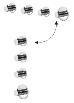 Paffoni Modular Box - Thermostatische Inbouwkraan, Voor 3 Uitgangen, Rvs MDE019ST -AquaKranen Verkoop a74be733d9a147894f27750d