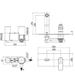 Paffoni Tilt - Inbouw Wastafelkraan Incl. Inbouwdeel, Chroom TI104CR -AquaKranen Verkoop a972ec0e8fc03dc15d483bd4