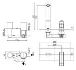 Paffoni Level - Inbouwkraan, Rvs LES105ST -AquaKranen Verkoop aafd5b43d88187f4696f1094