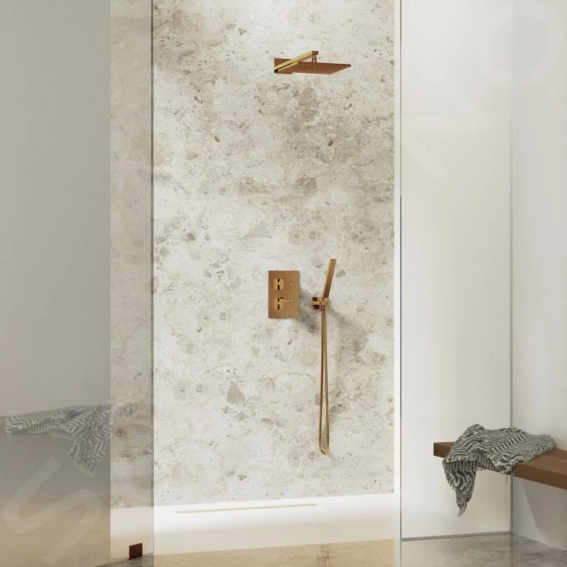 Steinberg 160 - Afbouwdeel Voor Thermostaat Voor 2 Functies, Rose Goud 160 4133 3 RG 5 Steinberg 160 - Afbouwdeel Voor Thermostaat Voor 2 Functies, Rose Goud 160 4133 3 RG - Afbeelding 3