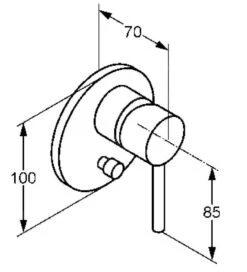 Kludi Bozz - Inbouwkraan Voor 2 Functies, Mat Zwart 387163976 -AquaKranen Verkoop adc35a1f144c1b69153cd509