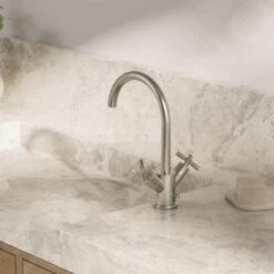 Steinberg 250 - Wastafelkraan Met Waste, Geborsteld Nikkel 250 1500 BN -AquaKranen Verkoop ae17649a156b2b4a26257c08