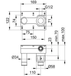 Keuco Toebehoren - Inbouwdeel 59916000070 -AquaKranen Verkoop b03eb97e219ba9f5cce9d03f