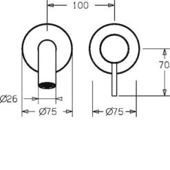 Hansa Public - Inbouw Wastafelkraan, 2-gats Installatie, Chroom 57942171 -AquaKranen Verkoop b1b2e9deaf0e97ecc509d7cc