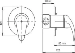Novaservis Metalia 55 - Inbouwkraan Met Inbouwdeel, Chroom 55050,0 5 Novaservis Metalia 55 - Inbouwkraan Met Inbouwdeel, Chroom 55050,0 -AquaKranen Verkoop b267376cefa468789524032f