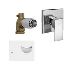 Paffoni Level - Inbouwkraan Met 1 Uitgang, Chroom LECBOX010CR