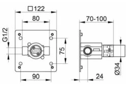 Keuco Toebehoren - Inbouwdeel 59916000075 -AquaKranen Verkoop b4d84386e463fb7faa6b3c30