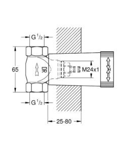 Grohe Toebehoren - Inbouw Basisgarnituur Voor Stopkraan 29800000 -AquaKranen Verkoop b65febb1319f96c8b17c0ed6