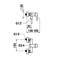 Laufen Lua - Douchekraan, Chroom H3310810041311 -AquaKranen Verkoop b7e052e0220ae49734e38eec