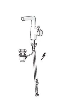 Hansa Designo - Wastafelkraan Voor Drukloze Boilers, Met Waste En Draaibare Uitloop, Chroom 51211183 -AquaKranen Verkoop b93ef67a2a5109caec109436