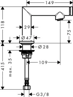 Axor Uno - Select Fonteinkraan, Chroom 45130000 5 Axor Uno - Select Fonteinkraan, Chroom 45130000 -AquaKranen Verkoop bf47ae0b216629b236f01be5 1