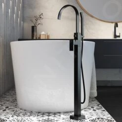 Steinberg 135 - Vrijstaande Badkraan, Mat Zwart 135 1162 S -AquaKranen Verkoop c00a9a21381e3f20831d334b