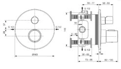 Ideal Standard CeraTherm - Inbouw Thermostatische Douchekraan, Chroom A5813AA 8 Ideal Standard CeraTherm - Inbouw Thermostatische Douchekraan, Chroom A5813AA -AquaKranen Verkoop c53564189c89dbda93861e5b 1