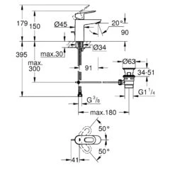 Grohe BauLoop - Wastafelkraan, Chroom 23335000 10 Grohe BauLoop - Wastafelkraan, Chroom 23335000 -AquaKranen Verkoop c59e4aa26c23769934c91cb7