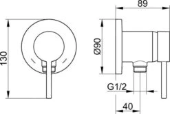 Keuco IXMO - 1-hendel Mengkraan Met Slangaansluiting Inbouw, Chroom 59552010201 -AquaKranen Verkoop c6283d667cb6ba36b10da1ef