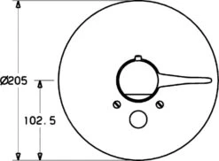 Hansa Mix - Inbouw Thermostatische Badmengkraan, Chroom 08629175 -AquaKranen Verkoop c70479758488fc36f6f5eb0f