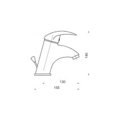 Novaservis Titania Lux - Wastafelkraan Met Metalen Uitloop, Chroom 91002,0 -AquaKranen Verkoop c77373b1d1895af27c845f32