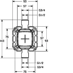 Hansa Inbouwdelen - Inbouwdeel 44800000 -AquaKranen Verkoop c7d17df36d85e06c8ce1be16