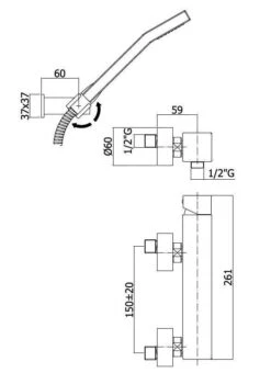 Paffoni Level - Doucheset Met Kraan, Chroom LEC168DCR -AquaKranen Verkoop c92946d8b6c733ebbbb5ba16