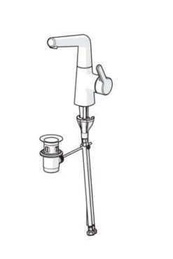 Hansa Designo - Wastafelkraan Met Draaibare Uitloop, Met Waste, Chroom 51032283 -AquaKranen Verkoop c9766c39cc30b46e9a41b536