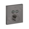 Axor ShowerSelect - Thermostaat Afbouwdeel Voor 2 Functies, Geborsteld Zwart Chroom 36715340 -AquaKranen Verkoop cb9ff19c7c6eebcff1f5dd60