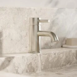 Steinberg 100 - Wastafelkraan Met Waste, Geborsteld Nikkel 100 1000 BN -AquaKranen Verkoop cc7486da9cff98a9d56e1c44