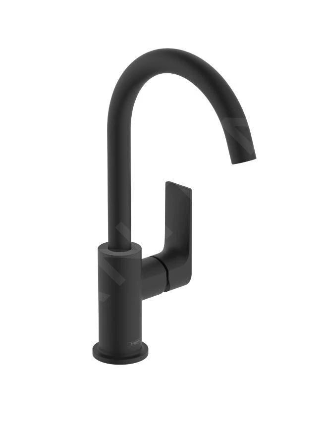 Hansgrohe Rebris E - Wastafelkraan Met Afvoer En Draaibare Uitloop, Mat Zwart 72576670 3 Hansgrohe Rebris E - Wastafelkraan Met Afvoer En Draaibare Uitloop, Mat Zwart 72576670