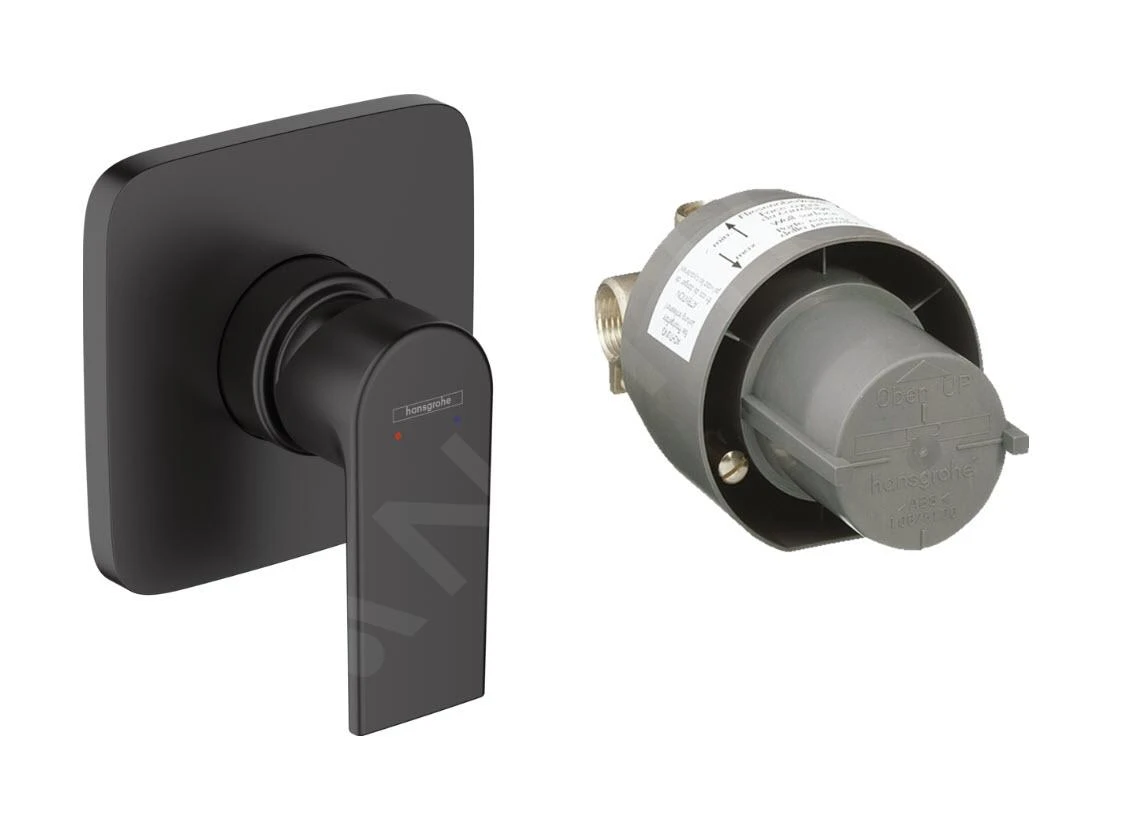 Hansgrohe Vernis Shape - Inbouw Douchekraan, Met Inbouwdeel, Mat Zwart 71662670 5 Hansgrohe Vernis Shape - Inbouw Douchekraan, Met Inbouwdeel, Mat Zwart 71662670 - Afbeelding 3