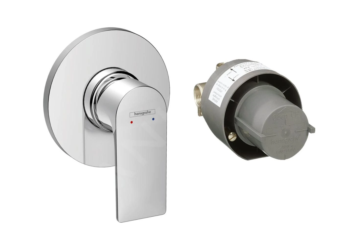 Hansgrohe Rebris E - Inbouw Douchekraan, Met Inbouwdeel, Chroom 72658000 5 Hansgrohe Rebris E - Inbouw Douchekraan, Met Inbouwdeel, Chroom 72658000 - Afbeelding 3