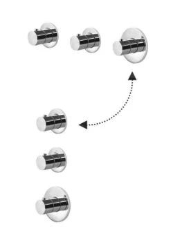 Paffoni Modular Box - Thermostatische Inbouwkraan, Voor 2 Uitgangen, Geborsteld Goud MDE018HGSP -AquaKranen Verkoop d10d1c0d1daa5a8bff81d295