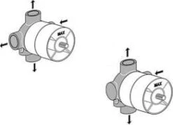 Ideal Standard CeraTherm - Inbouwdeel 1 Voor Meerwegkranen 4/3, Neutraal A2391NU -AquaKranen Verkoop d144610c12836f4be8736f52