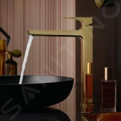 Hansgrohe Metropol - Wastafelkraan Met Afvoergarnituur Push-Open, Gepolijst Goud 32512990 -AquaKranen Verkoop d338fb4e48697b314e4b1133