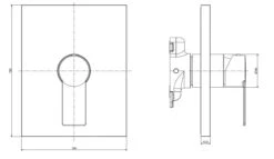 Paffoni Tilt - Inbouw Douchekraan, Chroom TIBOX010CR -AquaKranen Verkoop d717e4f7ed09212fb60f324c