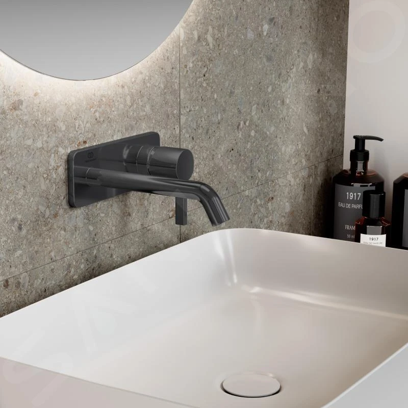 Ideal Standard Joy - Inbouw Wastafelkraan, Uitloop 180 Mm, Magnetic Grey A7380A5 5 Ideal Standard Joy - Inbouw Wastafelkraan, Uitloop 180 Mm, Magnetic Grey A7380A5 - Afbeelding 3