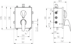 Novaservis Metalia 56 - Inbouwkraan Voor 3 Functies Met Binnenwerk, Chroom BOX56052RX,0 -AquaKranen Verkoop d8b470c8d6feccdb2db4560d
