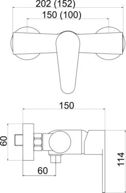 Novaservis Titania Fresh - Douchekraan, Chroom 96065/1,0 -AquaKranen Verkoop da180a538360c6025ada0a07