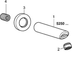 Hansa Toebehoren - Baduitloop, Chroom 52502100 -AquaKranen Verkoop db46acd4f013ecdf4e1b079b