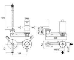 Paffoni Light - Inbouw Wastafelkraan Incl. Inbouwdeel, 2-gats, Chroom LIG104CR70 -AquaKranen Verkoop df834853baaa40d6ac16e15e