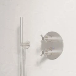 Steinberg 250 - Afdekset Voor Thermostaat Voor 2 Functies, Geborsteld Nikkel 250 4133 3 BN -AquaKranen Verkoop dfa65ae91e3ee756b8c915c8