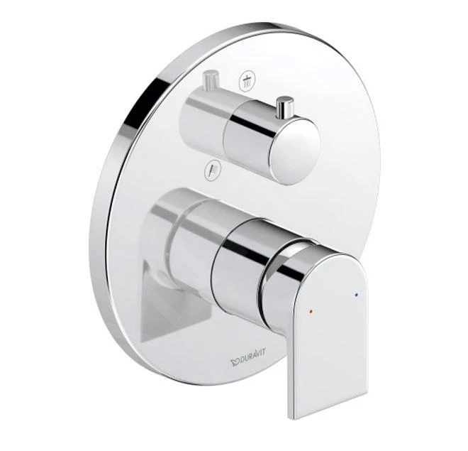 Duravit Tulum - Inbouw Douchekraan, Voor 2 Functies, Chroom TU4210012010 3 Duravit Tulum - Inbouw Douchekraan, Voor 2 Functies, Chroom TU4210012010