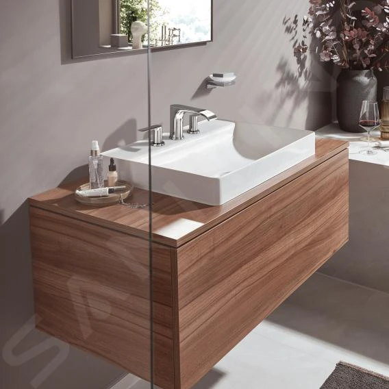 Hansgrohe Vivenis - Wastafelkraan 90, 3-gats, Incl. Push-Open Afvoer, EcoSmart, Chroom 75033000 5 Hansgrohe Vivenis - Wastafelkraan 90, 3-gats, Incl. Push-Open Afvoer, EcoSmart, Chroom 75033000 - Afbeelding 3