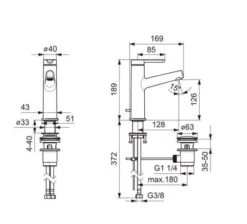 Hansa Designo - Wastafelkraan Met Waste, Chroom 51832283 -AquaKranen Verkoop e4b0b08818dcfa937e435472