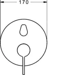 Hansa Loft - Inbouw Badkraan, Met Omstelkraan Voor 2 Functies, Chroom 87729003 -AquaKranen Verkoop e69f63b84ab27eec43b04f08