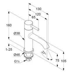 Kludi Bozz - Toiletkraan, Chroom 381180576 -AquaKranen Verkoop e92dde261a260dd9aacd2d1d