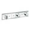 Hansgrohe RainSelect - Afbouwdeel Voor Thermostatische Douchekraan Voor 2 Functies, Wit/chroom 15355400