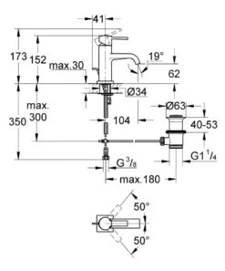Grohe Allure - Wastafelkraan Met Afvoer, Chroom 32757000 -AquaKranen Verkoop eba7f0f0e7ff039e1af8b889