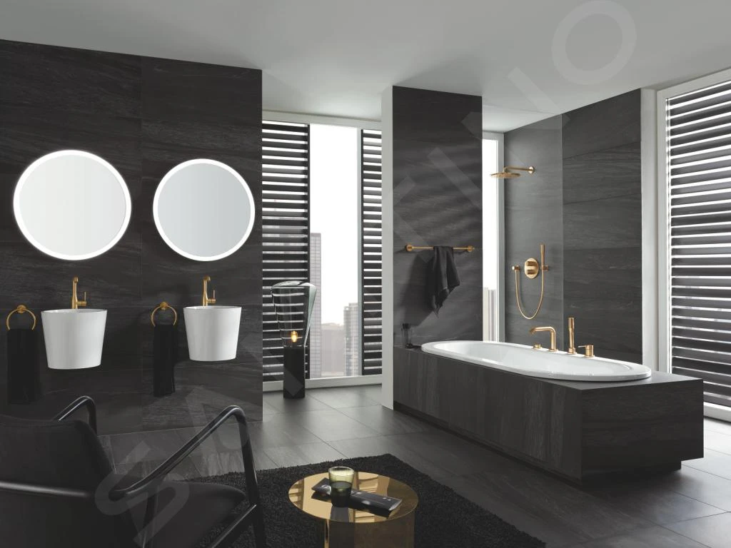 Grohe Essence - Badrandcombinatie, 4-gats, Geborsteld Cool Sunrise 19578GN1 5 Grohe Essence - Badrandcombinatie, 4-gats, Geborsteld Cool Sunrise 19578GN1 - Afbeelding 3