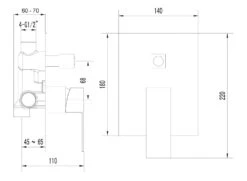 Sapho Latus - Inbouw Douchekraan, 2 Functies, Chroom 1102-42 -AquaKranen Verkoop ecfbe359179656fb0bcdf299