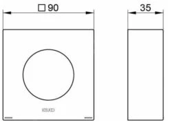 Keuco IXMO - Verleningsrozet 35 Mm, Rood/blauw Aanduiding, Rvs 59551070382 -AquaKranen Verkoop ed3f06c026879fca051da9e5 2